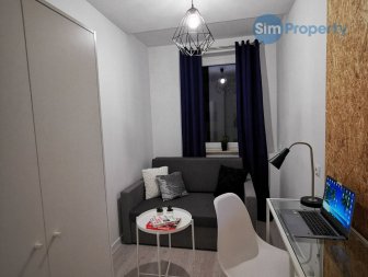 4 single rooms for rent in the city center. Available from 01.10