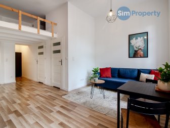 For rent | studio apartment with the entresol | available now.