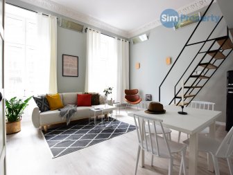 For rent a studio apartment next to the Main Railway Station. Available from August