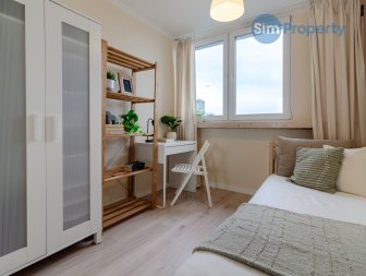 For rent  rooms on Śliczna Street in cosy and spacious apartment.