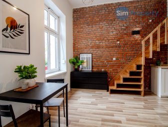 For rent | studio apartment with the entresol | available now.