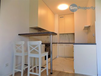 Księcia Witolda Street, studio apartment with beautiful view.