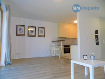 Księcia Witolda Street, studio apartment with beautiful view.