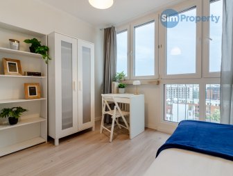 For rent  rooms on Śliczna Street in cosy and spacious apartment.
