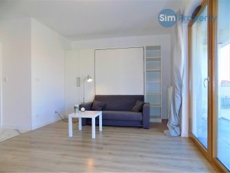 Księcia Witolda Street, studio apartment with beautiful view.