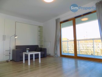 Księcia Witolda Street, studio apartment with beautiful view.